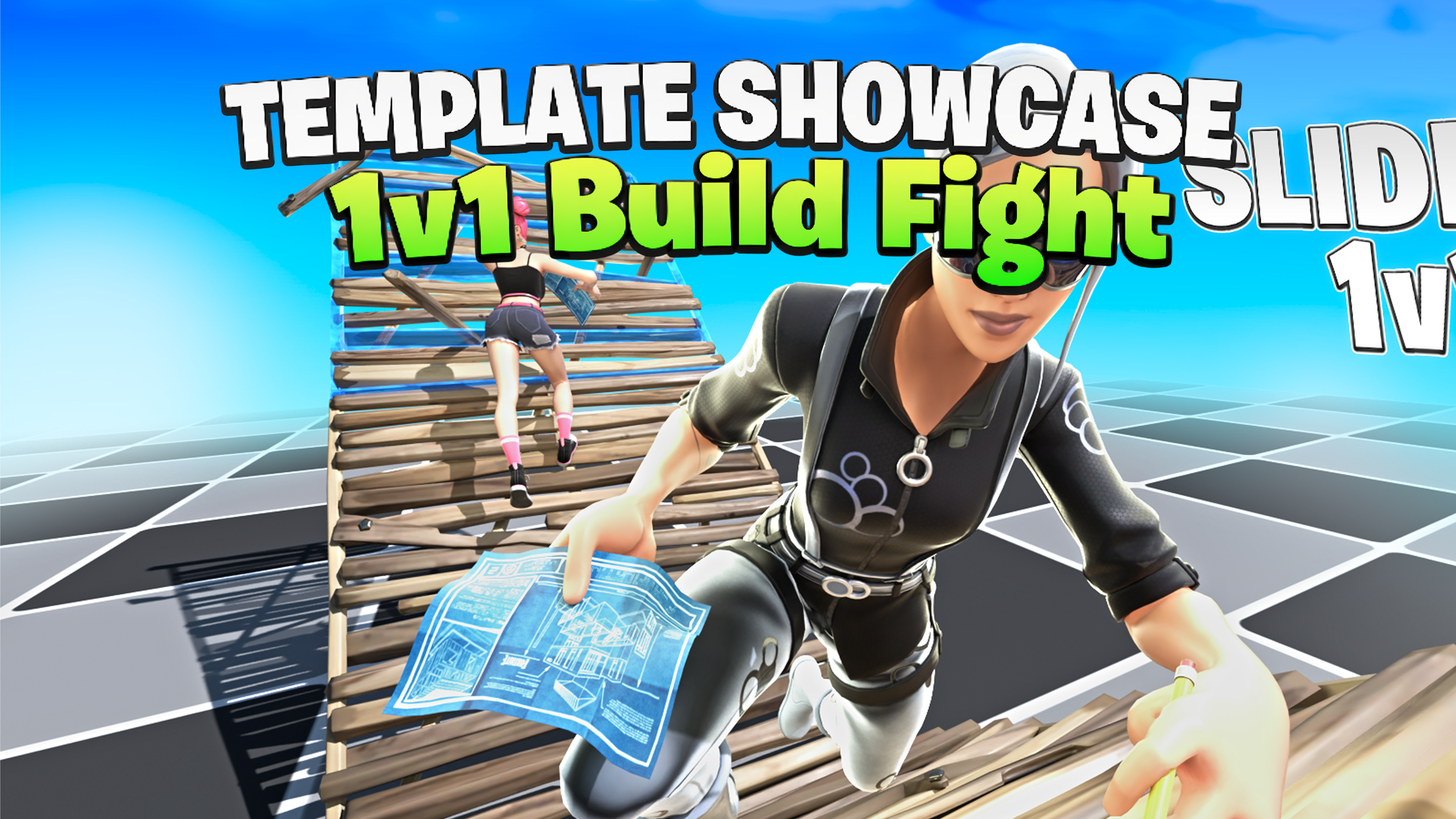 Best 1v1 Build Fight Template like rezon 1v1